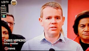 Labour leader and NZ Prime Minister Chris Hipkins