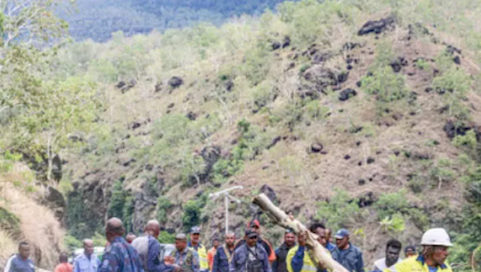 Koiari landowners in Central Province shut down the water and hydroelectricity supply