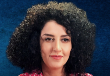 Iranian journalist and Nobel Peace Prize winner Narges Mohammadi