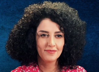 Iranian journalist and Nobel Peace Prize winner Narges Mohammadi