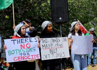 "There is no 'both sides' to a genocide"