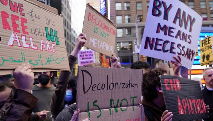 People across the world have taken to the streets to voice their solidarity with Palestinians