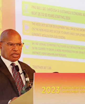 PNG's Trade Minister Richard Maru