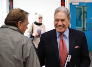 New Zealand First leader Winston Peters