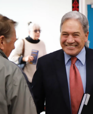 New Zealand First leader Winston Peters