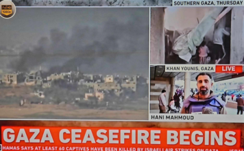 The Gaza truce takes effect after 7 weeks of war