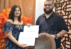 USP student journalists Yukta Chand (left) and Viliame Tawanakoro jointly won the FBC-sponsored Most Outstanding Journalism Student of the Year award
