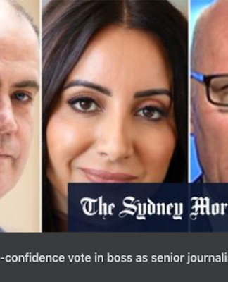 The Sydney Morning Herald's coverage of the Israel bias furore today