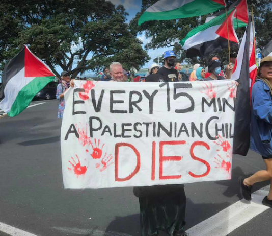"Every 15 minutes a Palestinian child dies"