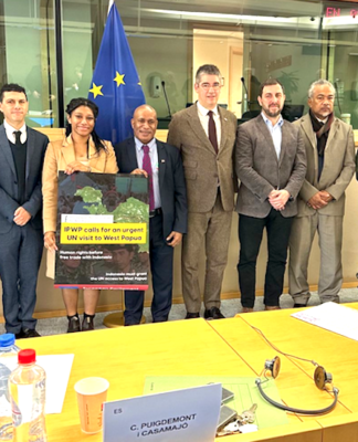 Some of the European MPs supporting West Papua