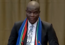 South Africa's Justice Minister Ronald Lamola