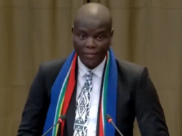 South Africa's Justice Minister Ronald Lamola