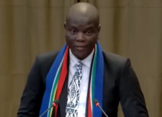 South Africa's Justice Minister Ronald Lamola