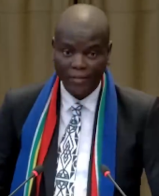 South Africa's Justice Minister Ronald Lamola