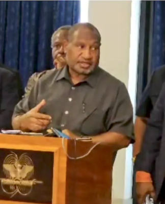 PNG Prime Minister James Marape
