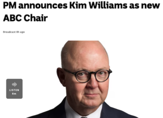 ABC's new chair Kim Williams