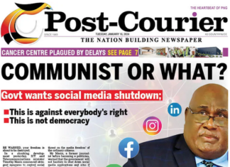 How the PNG Post-Courier reported the social media threat