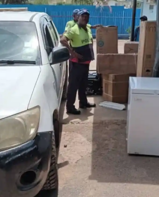 PNG police recover looted items