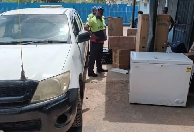 PNG police recover looted items