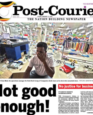 Looted, burnt and damaged businesses count the cost in Port Moresby