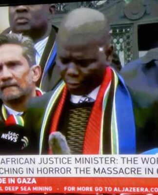 South African Justice Minister Ronald Lamola