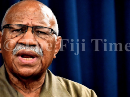 Fiji Prime Minister Sitiveni Rabuka