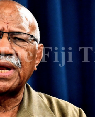 Fiji Prime Minister Sitiveni Rabuka