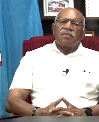 Fiji Prime Minister Sitiveni Rabuka
