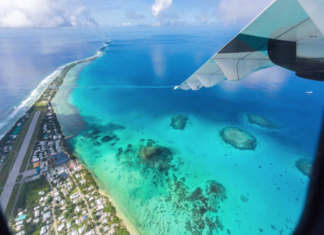 Tuvalu from the air