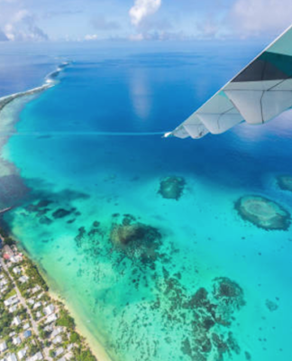 Tuvalu from the air