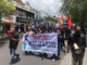 GERAK Palestina protesters march through Yogyakarta's shopping district