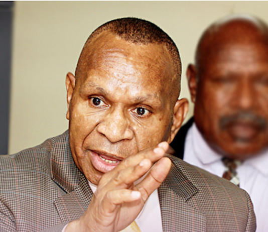 PNG's former opposition leader Belden Namah
