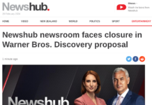 The news about New Zealand's Newshub newsroom facing closure