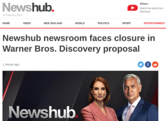 The news about New Zealand's Newshub newsroom facing closure