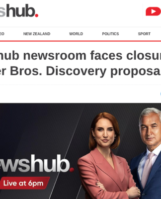 The news about New Zealand's Newshub newsroom facing closure