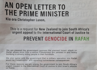 Today's open letter on Gaza in The Post to NZ Prime Minister Christopher Luxon