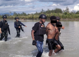 The two Papuan teens arrested by the Indonesian military