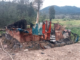 A burnt out Papuan home in Puncak regency