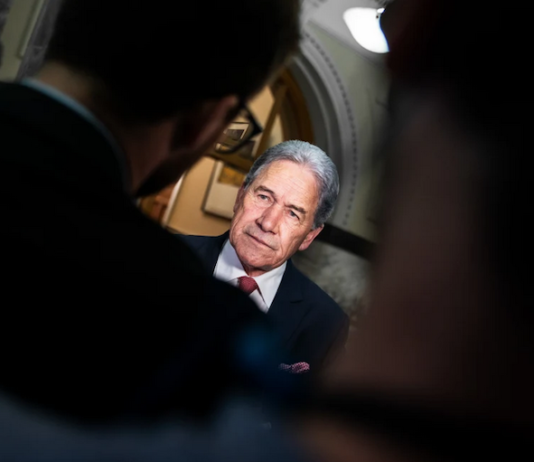 NZ Foreign Minister Winston Peters