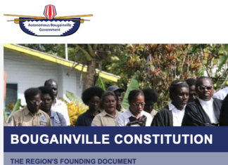 Bougainville's earlier constitution