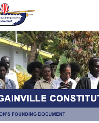 Bougainville's earlier constitution