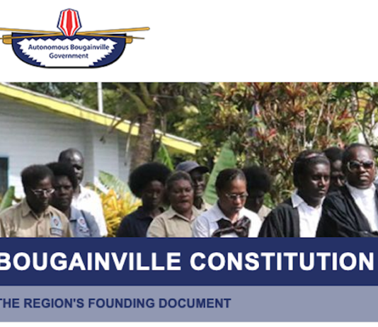 Bougainville's earlier constitution