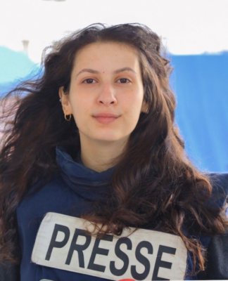 Gazan journalist Bayan Abusultan