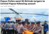 The Papua Police deploys 30 rangers