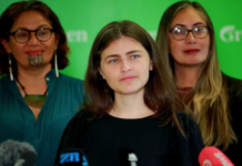 Incoming new Green Party co-leader Chlöe Swarbrick