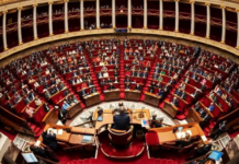 The French National Assembly in session