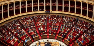 The French National Assembly in session