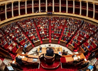 The French National Assembly in session