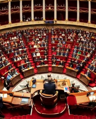 The French National Assembly in session
