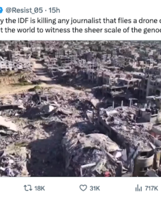 Why the Israeli military is killing any journalist that flies a drone over Gaza